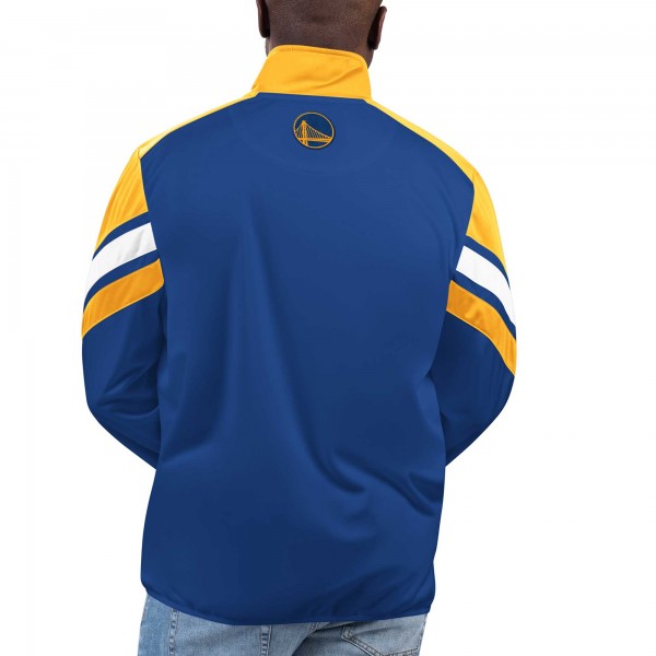 Кофта на молнии Golden State Warriors G-III Sports by Carl Banks Game Ball Track - Royal