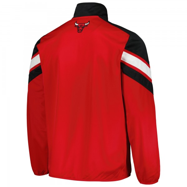 Кофта на молнии Chicago Bulls G-III Sports by Carl Banks Red Game Ball Track