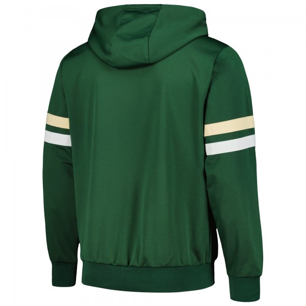 Толстовка на молнии Milwaukee Bucks G-III Sports by Carl Banks Contender - Hunter Green