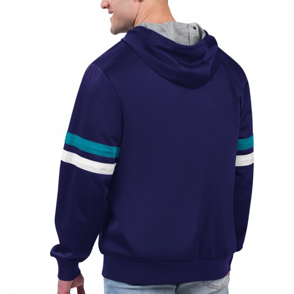 Толстовка на молнии Charlotte Hornets G-III Sports by Carl Banks Contender - Purple