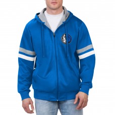Толстовка на молнии Dallas Mavericks G-III Sports by Carl Banks Contender - Blue