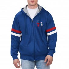 Philadelphia 76ers G-III Sports by Carl Banks Royal Contender Full-Zip Hoodie Jacket