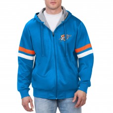 Кофта на молнии Oklahoma City Thunder G-III Sports by Carl Banks Blue Contender
