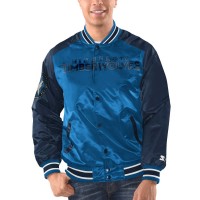 Куртка Minnesota Timberwolves Starter Renegade Satin Full-Snap Varsity - Blue/Navy