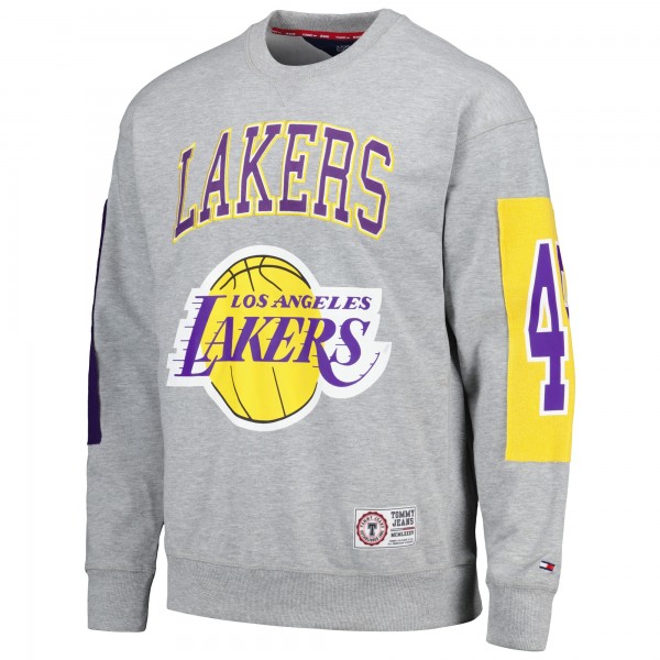 Кофта Los Angeles Lakers Tommy Jeans Hayes Crew Neck - Heather Gray