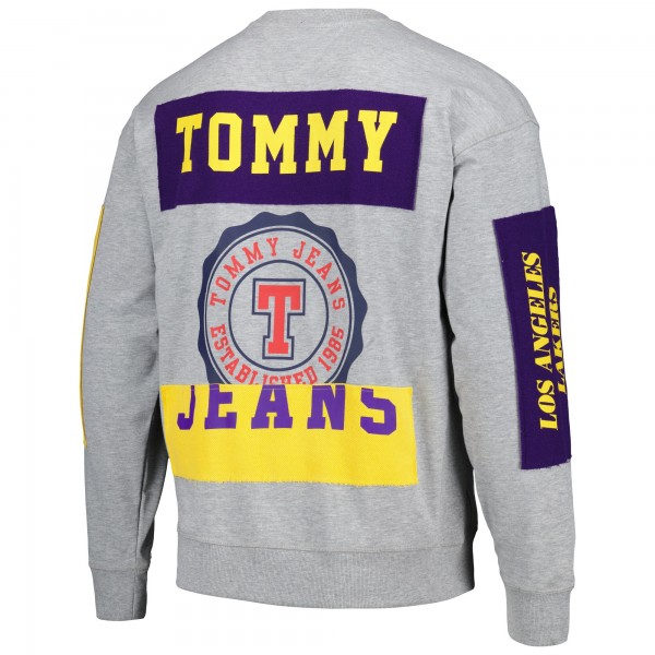 Кофта Los Angeles Lakers Tommy Jeans Hayes Crew Neck - Heather Gray