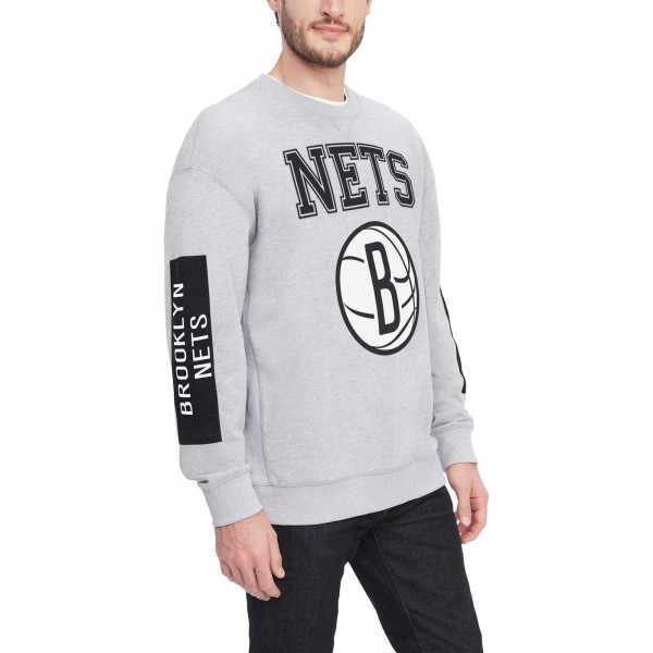 Кофта Brooklyn Nets Tommy Jeans Hayes Crew Neck - Heather Gray