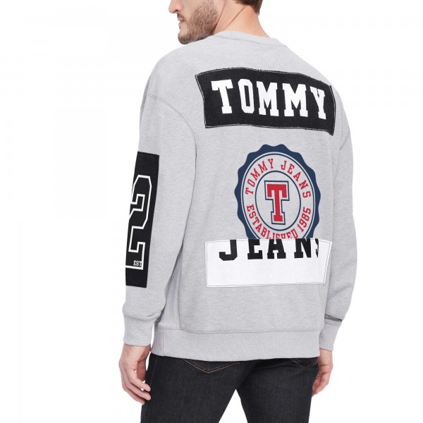 Кофта Brooklyn Nets Tommy Jeans Hayes Crew Neck - Heather Gray