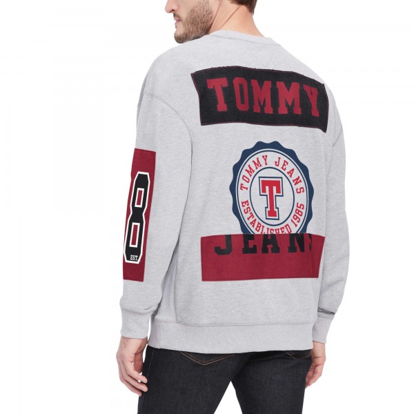 Кофта Miami Heat Tommy Jeans Hayes Crew Neck - Heather Gray