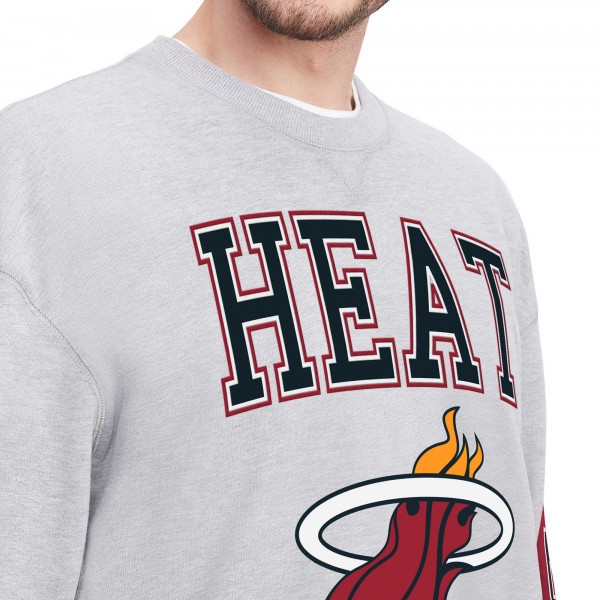 Кофта Miami Heat Tommy Jeans Hayes Crew Neck - Heather Gray