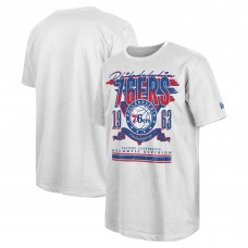 Philadelphia 76ers New Era White Sport Classics Oversized T-Shirt