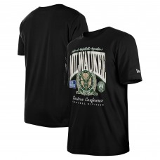 Футболка Milwaukee Bucks New Era Unisex Oversized Essentials Boxy - Black