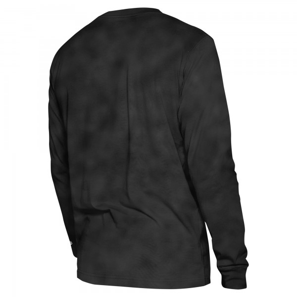 Футболка с длинным рукавом Chicago Bulls New Era Unisex Oversized Essentials Enzyme Wash - Black