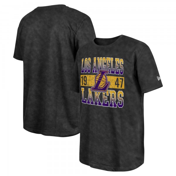 Футболка Los Angeles Lakers New Era Enzyme Washed Oversized - Black