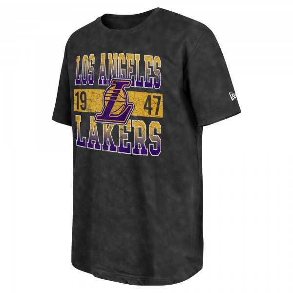 Футболка Los Angeles Lakers New Era Enzyme Washed Oversized - Black