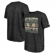Футболка Milwaukee Bucks New Era Enzyme Washed Oversized - Black