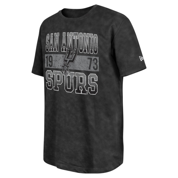 Футболка San Antonio Spurs New Era Black Enzyme Washed Oversized