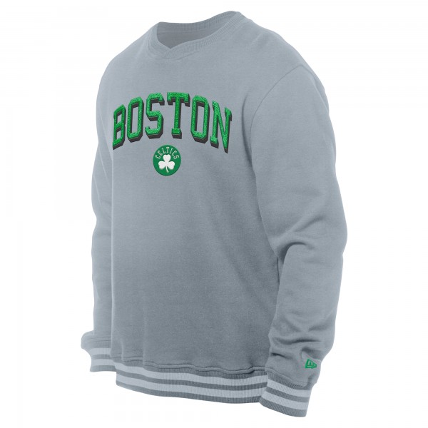 Кофта Boston Celtics New Era Chenille Cross Over - Gray