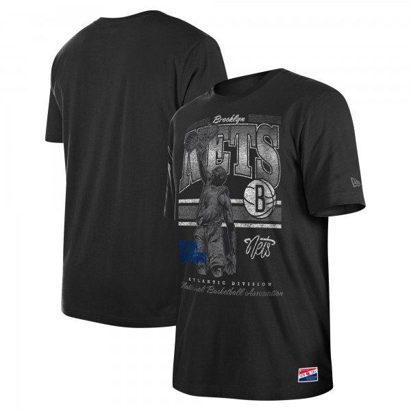Футболка Brooklyn Nets New Era Enzyme Wash Oversized - Black