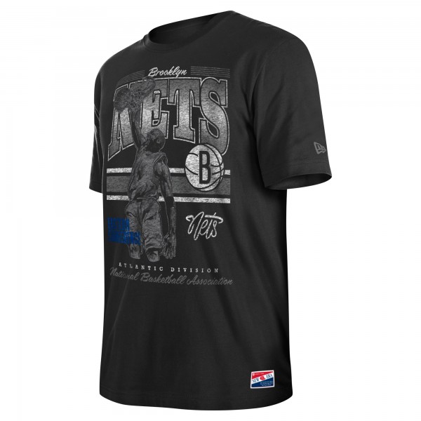 Футболка Brooklyn Nets New Era Enzyme Wash Oversized - Black