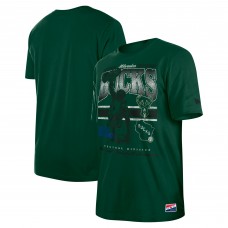 Футболка Milwaukee Bucks New Era Enzyme Wash Oversized - Hunter Green
