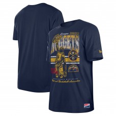 Denver Nuggets New Era Navy Enzyme Wash Oversized T-Shirt