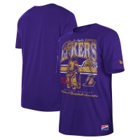 Футболка Los Angeles Lakers New Era Purple Enzyme Wash Oversized