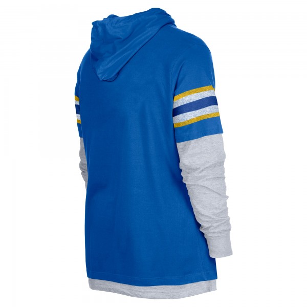 Футболка Golden State Warriors New Era Layered Long Sleeve Hoodie - Royal