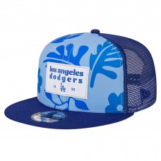 Бейсболка Los Angeles Dodgers New Era Royal Bikini Bottom Trucker 9FIFTY Snapback