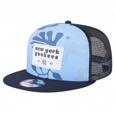 Бейсболка New York Yankees New Era Navy Bikini Bottom Trucker 9FIFTY Snapback