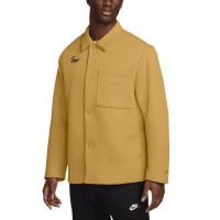 Paris Saint-Germain Nike Tech Fleece Button-Up Shacket - Gold
