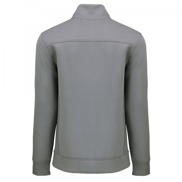 Los Angeles Dodgers Cutter & Buck Gray Cooperstown Collection Roam Eco Recycled Quarter-Zip Pullover