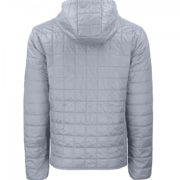 Los Angeles Dodgers Cutter & Buck Gray Rainier Primaloft Eco Full-Zip Hooded Jacket