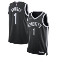 Игровая джерси Mikal Bridges Brooklyn Nets Nike Unisex Swingman - Icon Edition - Black