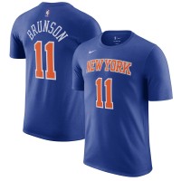 Футболка Jalen Brunson New York Knicks Nike Icon Edition Name & Number - Blue