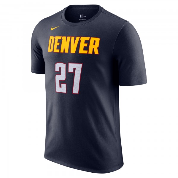 Denver Nuggets Jamal Murray Nike Navy Icon Edition Name & Number T-Shirt