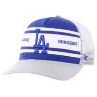 Бейсболка Los Angeles Dodgers 47 Royal Gridiron Super Stripe Relaxed Trucker Hitch