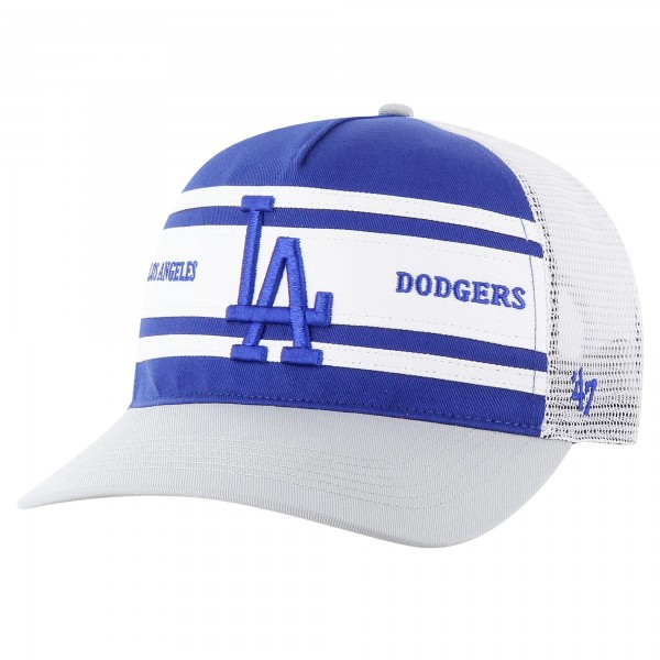 Бейсболка Los Angeles Dodgers 47 Royal Gridiron Super Stripe Relaxed Trucker Hitch