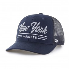 Бейсболка New York Yankees 47 Navy Garner Trucker