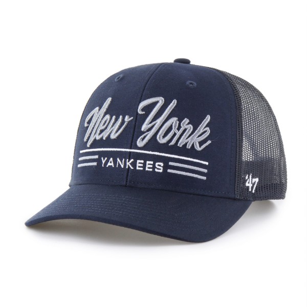 Бейсболка New York Yankees 47 Navy Garner Trucker