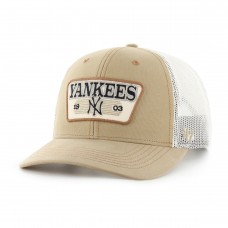 Бейсболка New York Yankees 47 Khaki Ridgewood Trucker Hats