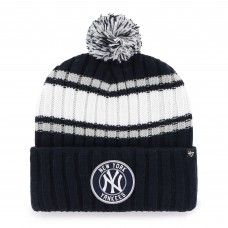 Шапка с помпоном New York Yankees 47 Navy Plateau