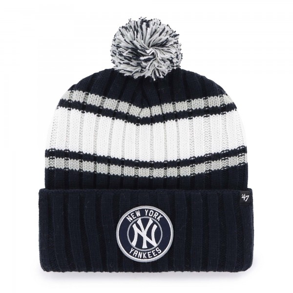Шапка с помпоном New York Yankees 47 Navy Plateau