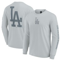 Los Angeles Dodgers Fanatics Gray Elements Strive Long Sleeve T-Shirt