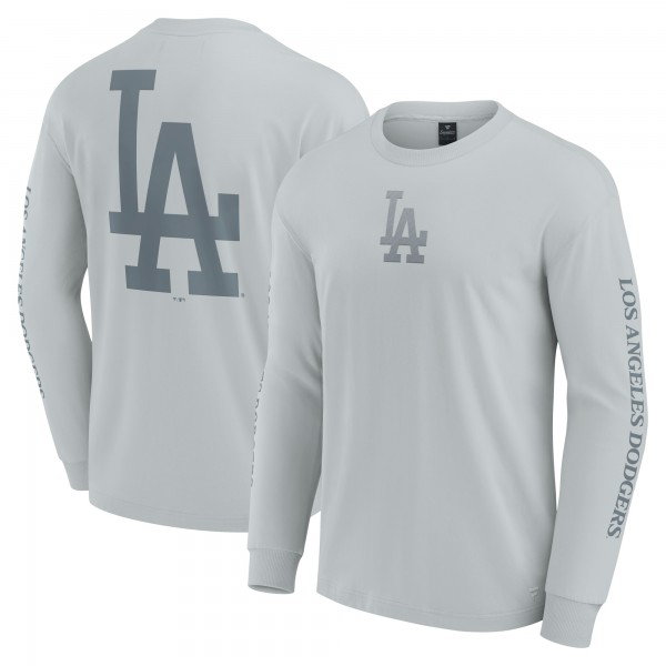 Los Angeles Dodgers Fanatics Gray Elements Strive Long Sleeve T-Shirt