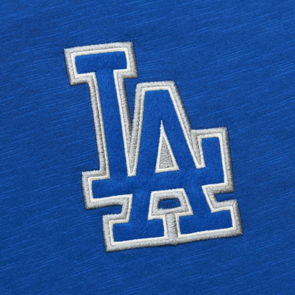 Los Angeles Dodgers Mitchell & Ness Royal Cooperstown Collection Legendary Raglan Slub Henley 3/4-Sleeve T-Shirt