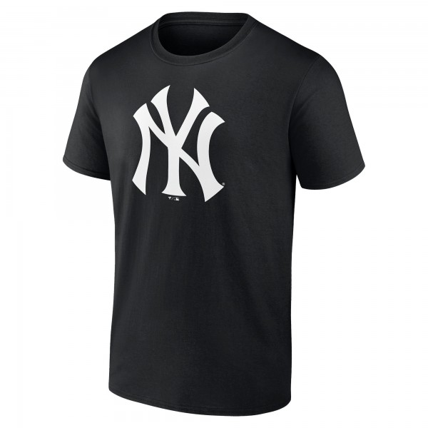 New York Yankees Black Monochrome Personalized Name & Number T-Shirt
