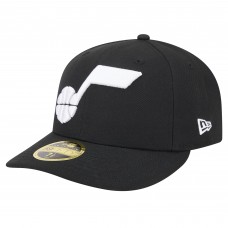Utah Jazz New Era Low Profile Core 59FIFTY Fitted Hat - Black