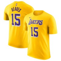 Футболка Austin Reaves Los Angeles Lakers Nike Icon Edition Name & Number - Gold