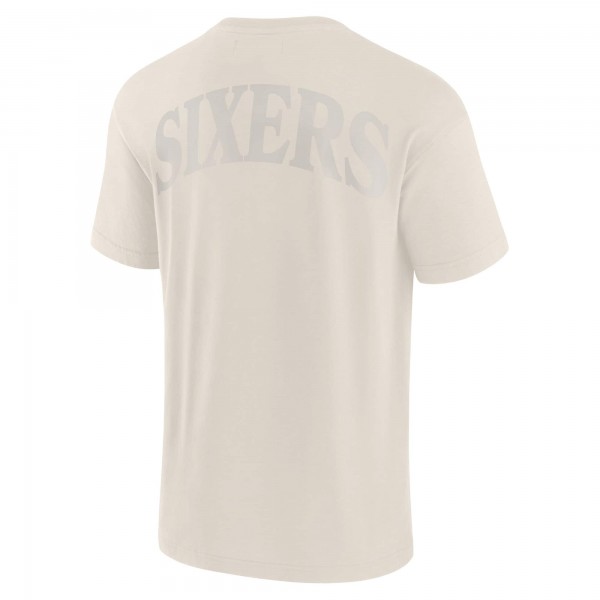 Philadelphia 76ers Fanatics Cream Elements Iconic T-Shirt
